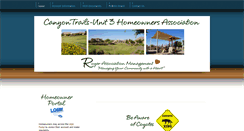 Desktop Screenshot of canyontrailsunit3.com