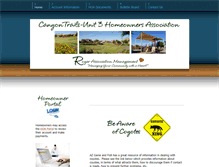 Tablet Screenshot of canyontrailsunit3.com